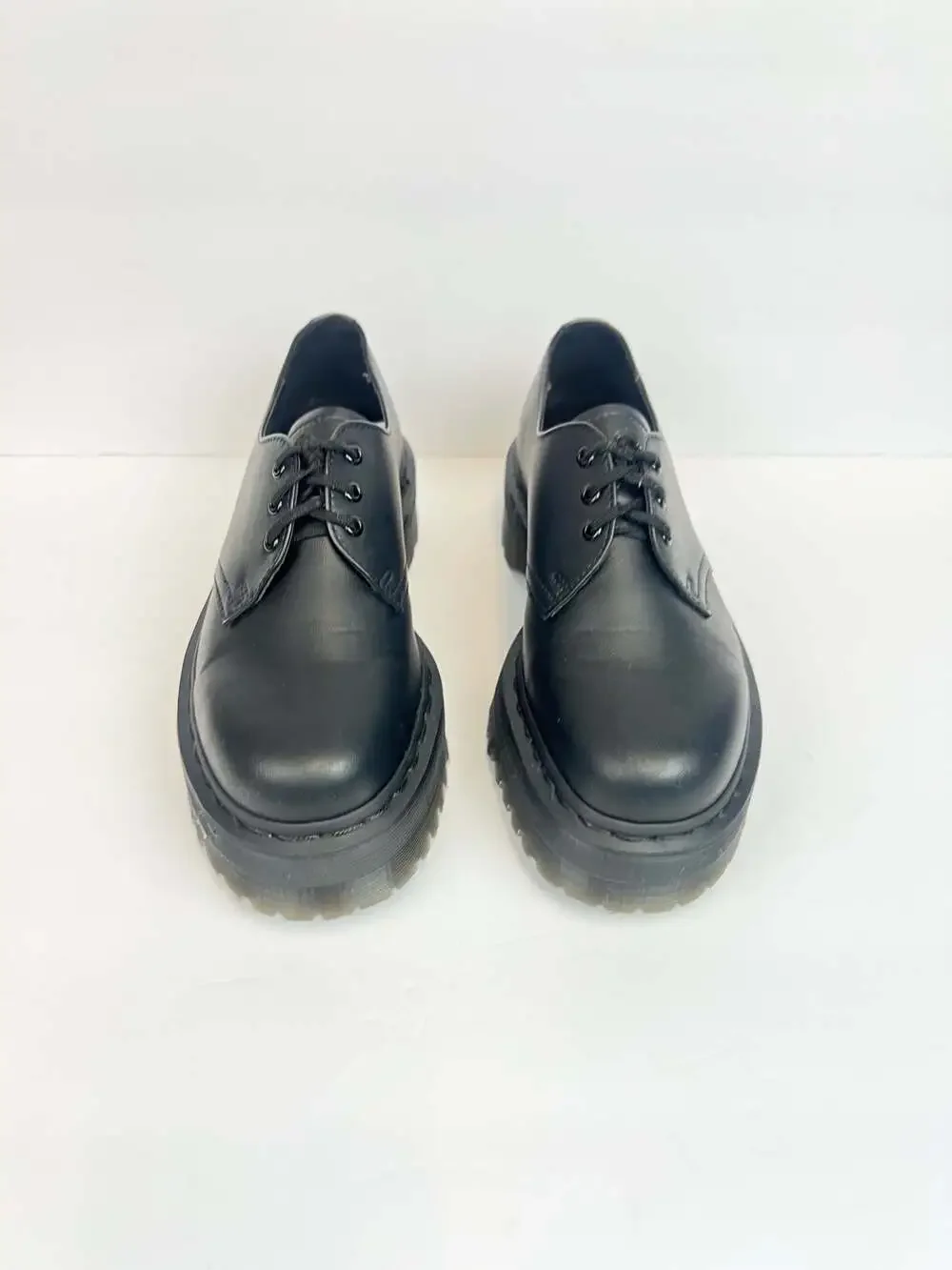 Dr. Martens Vegan 1461 Quad Mono Platform Oxford Shoes Women’s Size 6